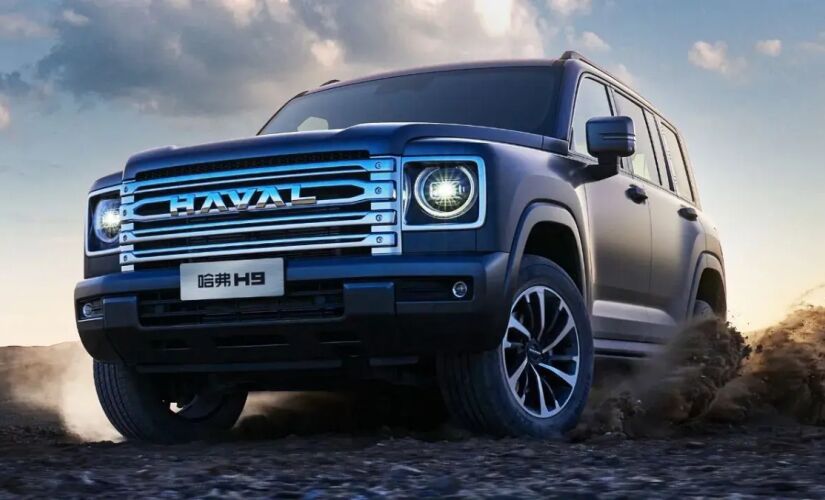 Haval H9 é um SUV de sete lugares, com tração 4x4 e equipado com motor 2.4 turbodiesel