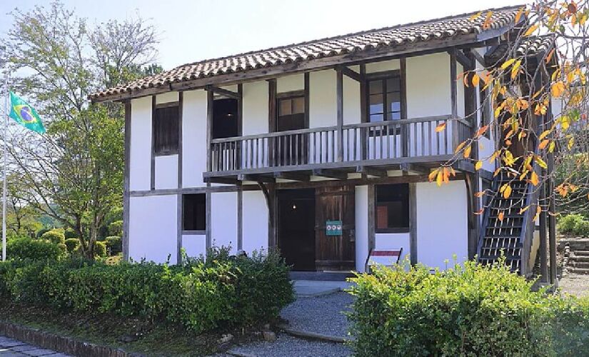 Imigrantes costruiram casas no estilo tradicional japonês