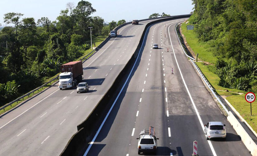 Implantação de novos pedágios será na rodovia Rio-Santos (SP-055)