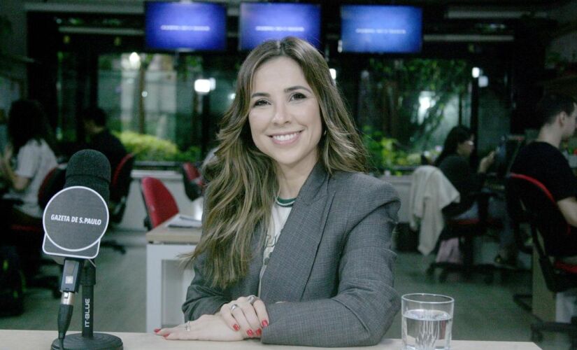 Carina Fragozo durante entrevista à Gazeta