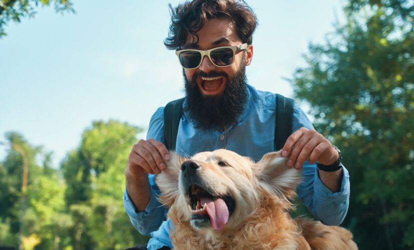 Pelos de cachorros passam menos organismos infecciosos quer barbas masculinas