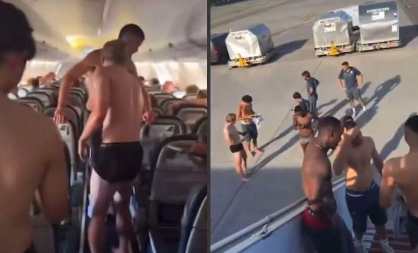 Jogadores do Mônaco ficam de cueca no avião antes de estreia na Champions