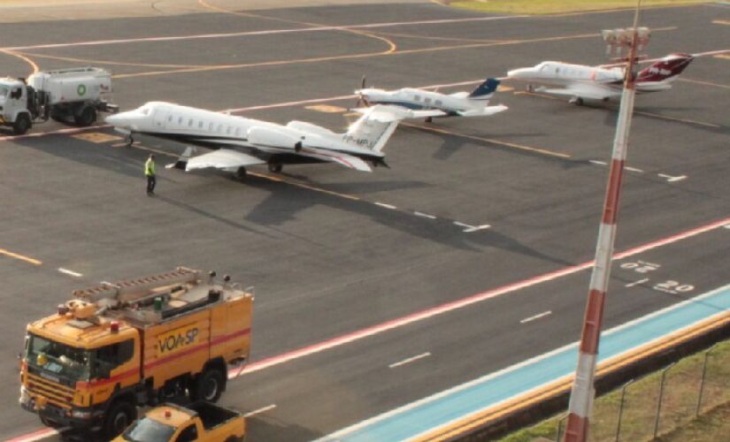 Aeroporto Comandante Rolim Adolfo Amaro, em Jundiaí, a cerca de 65 quilômetros da Capital, ganhou um novo terminal de embarque de passageiros.