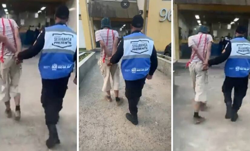 Jovem foi detido pelos agentes durante uma abordagem em um ônibus no Rio de Janeiro