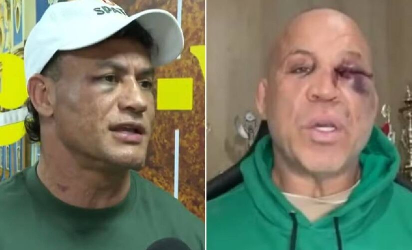 Briga entre as equipes começou após a desclassificação de Wanderlei Silva no quarto assalto da luta
