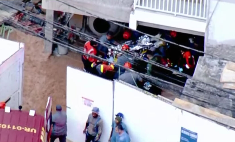 Segundo o Corpo de Bombeiros, o edifício fica localizado na rua Taberoé, na zona leste de São Paulo 