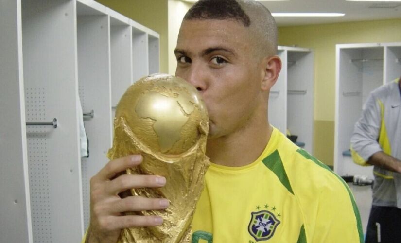 Ronaldo Fenômeno, duas vezes vencedor da Bola de Ouro