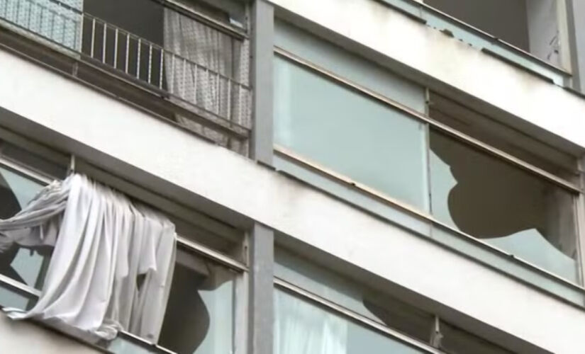 Houve ainda registros de janelas estilhaçadas pela força da ventania em prédios de Higienópolis