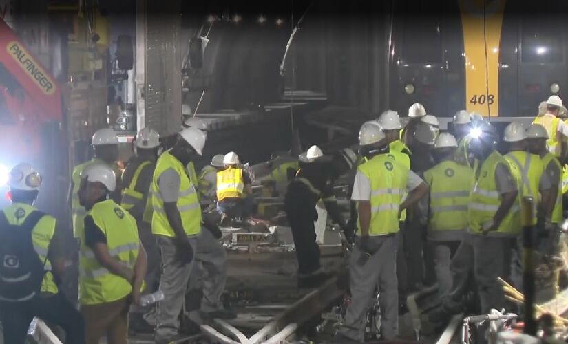Equipes de manutenção estão totalmente dedicadas a restabelecer a circulação nos trilhos o mais breve possível