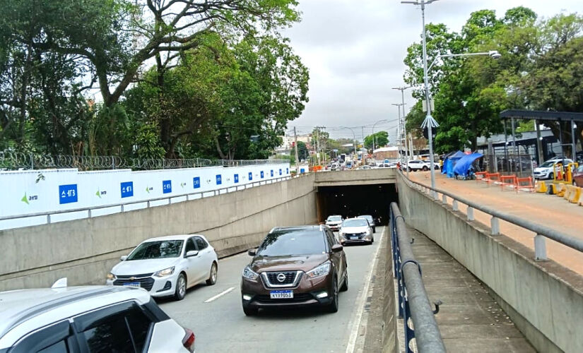 Túnel liga a avenida Washington Luís ao Corredor Norte-Sul e à praça Comandante Linneu Gomes