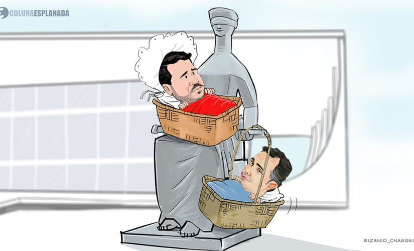 Clima esquentou na Praça dos Três Poderes