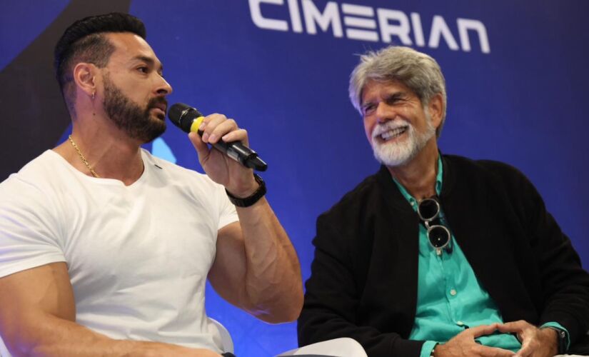 Felipe Franco esteve presente, nesta sexta-feira (17/10), no primeiro dia do Mr. Olympia Brasil 2025