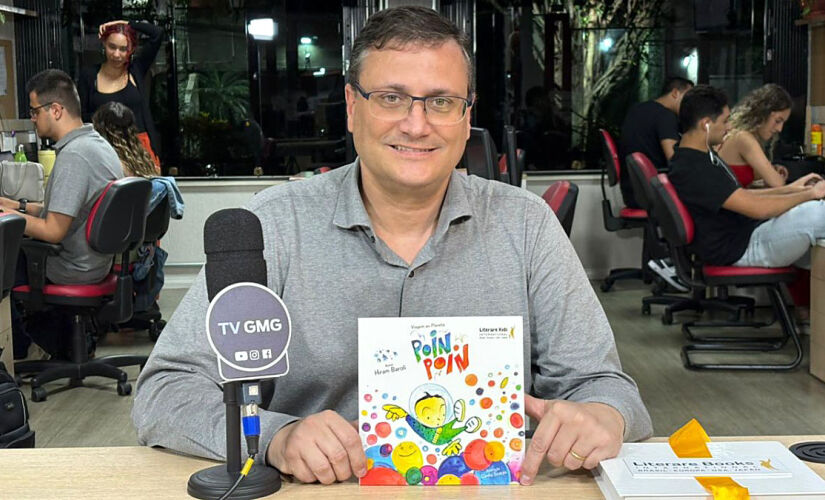 Hiram Baroli lança o livro 'Viagem ao Planeta Poin Poin' em São Paulo neste mês de outubro