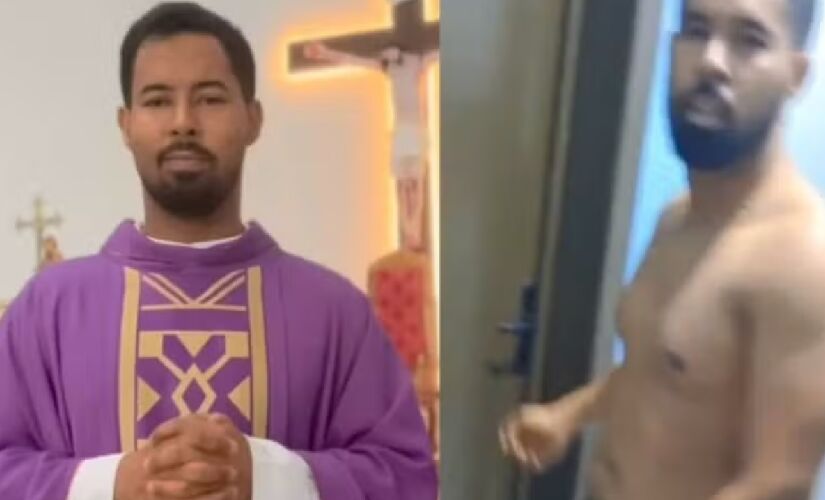Padre Luciano afirmou que a fiel tinha pedido permissão para usar o quarto externo