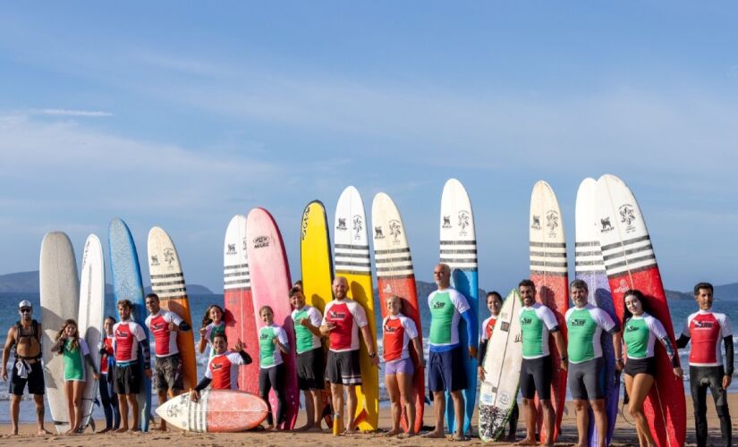 Evento reúne alunos de diferentes níveis para vivenciar três dias de aprendizado e conexão com o mar