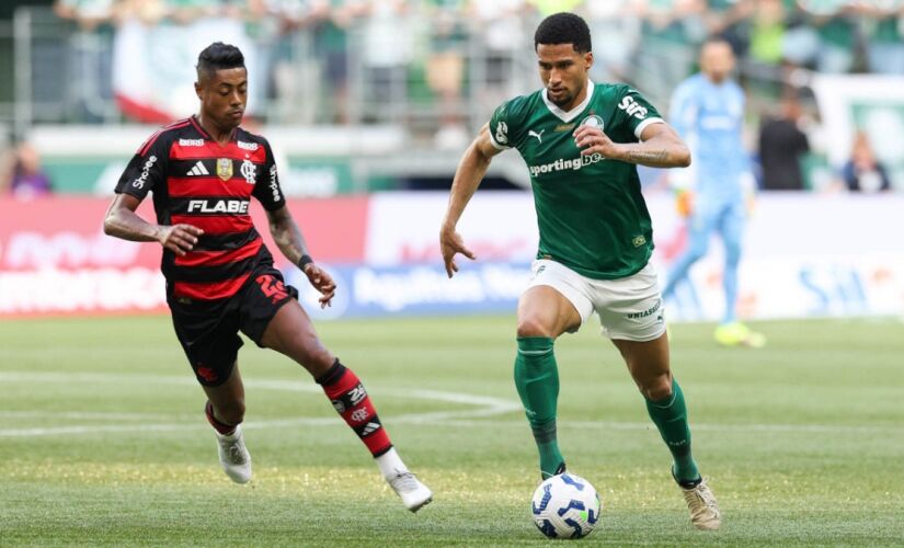 Flamengo e Palmeiras se enfrentam, neste domingo, no Brasileirão Série A