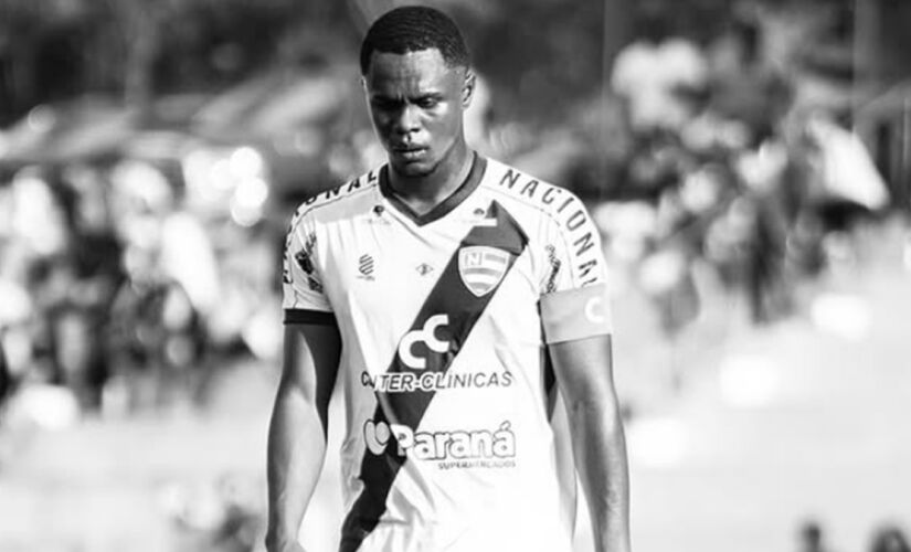 O zagueiro Paulo Vitor, do Nacional-PR, foi vítima de racismo em jogo no Paraná