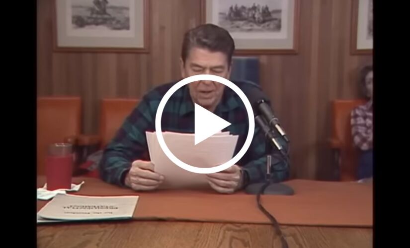 Em vídeo de 1987 o ex-presidente Ronald Regan fala sobre taxação de importação para outros países
