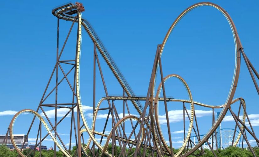 Montanha-russa será inaugurada no aniversário de 65 anos do parque Six Flags Over Texas