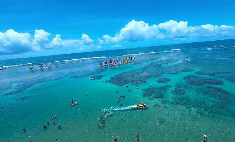 Porto de Galinhas recebe mais de um milhão de turistas por ano, segundo a Empetur