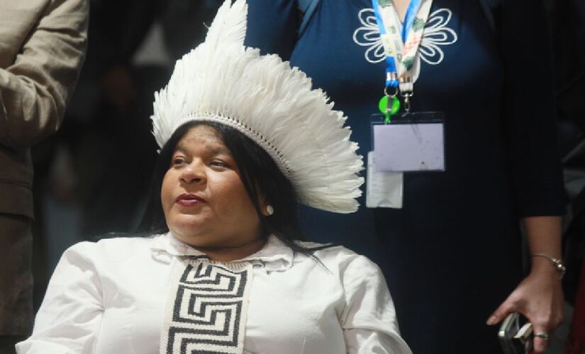 Ministra Sônia Guajajara participou de evento com Macaé Evaristo pela manhã