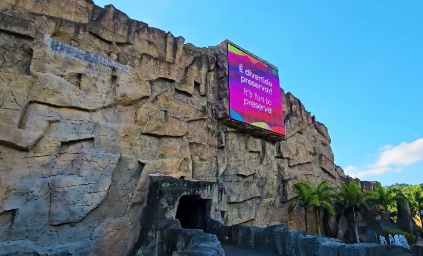 Área viking do Animália Park traz atrações radicais como a Big Air Coaster e o pêndulo Cyber Hawk