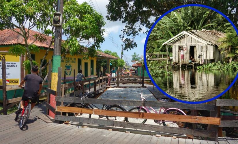 No arquipélago do Marajó, Afuá trocou semáforos e buzinas por bicicletas e passarelas sobre as águas