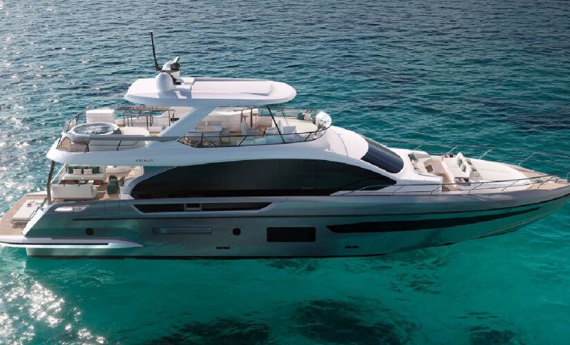 Azimut Grande 25 Metri é um dos maiores e mais exclusivos iates disponíveis no País