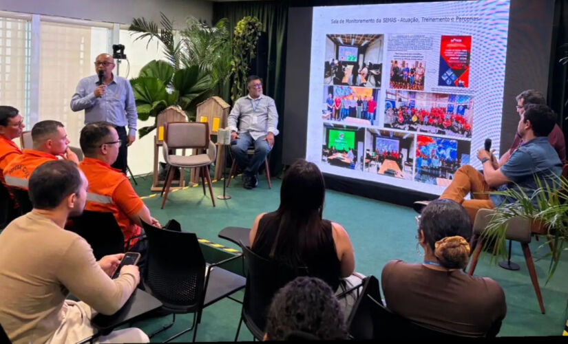 Painel "Monitoramento Hidrometeorológico e de Qualidade do Ar realizado pelo Estado do Pará