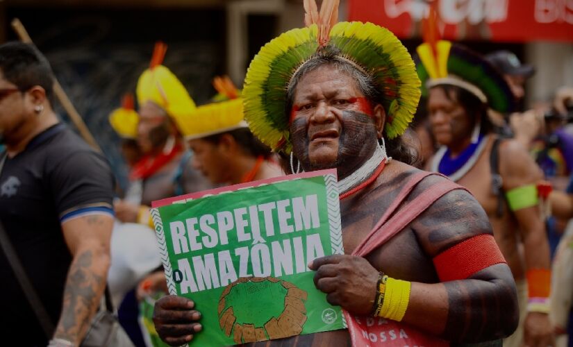 Marcha foi organizada por integrantes da Cúpula dos Povos e da COP das Baixadas