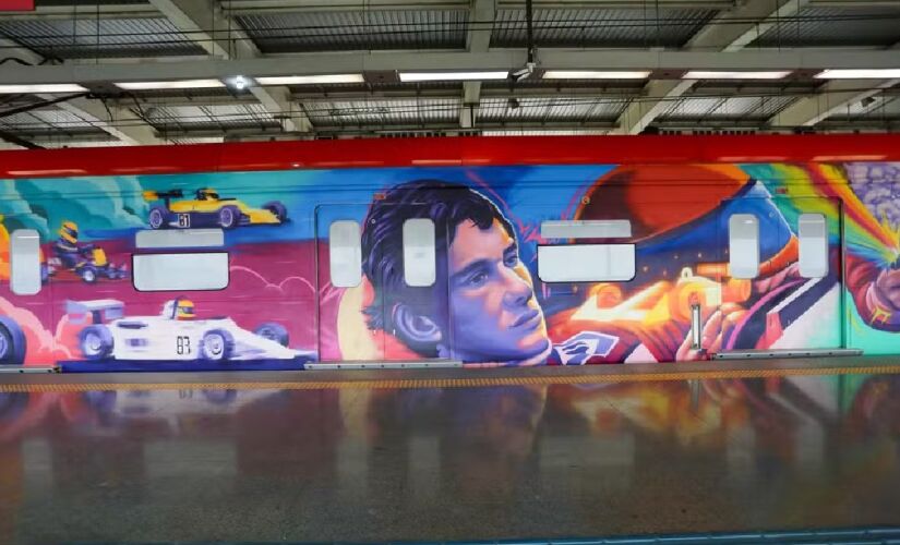 Segundo a CPTM, a proposta foi transformar o trem em uma 'galeria móvel'