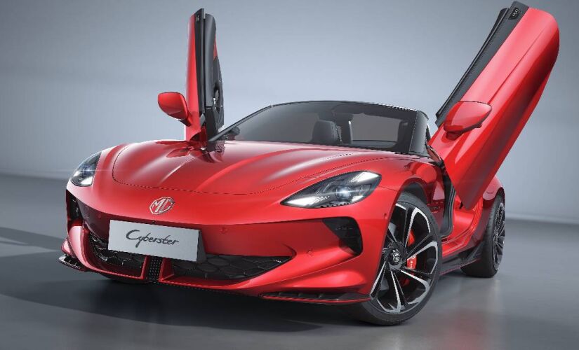 MG Motor traz para o Brasil o Cyberster, o S5 e o MG4, trabalhando para abrir 24 concessionárias até o final deste ano