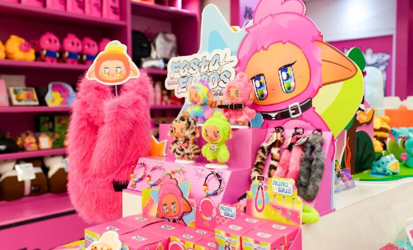 Chaveiros de monstrinhos Kakalu disponíveis na pop-up store do Kwai