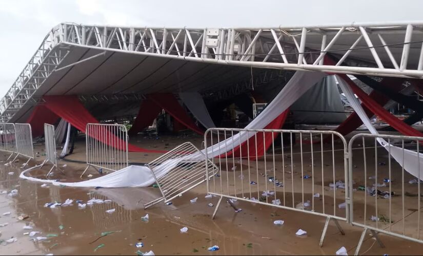 Estrutura desabou durante festa universitária no interior de São Paulo