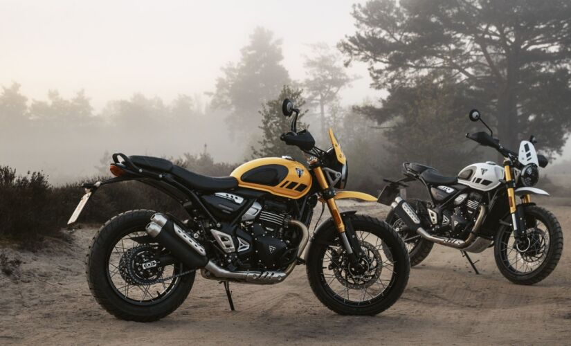 Moto vem equipada com motor TR monocilíndrico de 398 cc