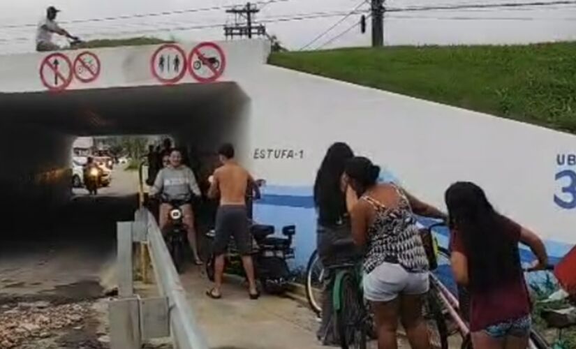 'Ou passa pedestre, ou passa a bicicleta, ou passa triciclo', reclama moradora