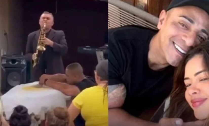 Viúvo foi ao velório de Maria Katiane, em Crateús, no Ceará, e chorou em seu caixão