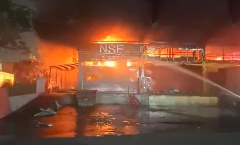 Quatro agentes passam mal durante combate e equipes seguem no local horas após início do fogo