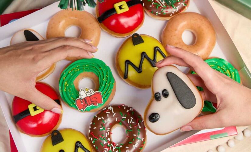 Krispy Kreme anuncia novos sabores de Natal com Snoopy e sua Turma
