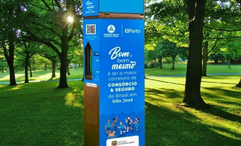 Bebedouros foram posicionados em locais de grande circulação, como parques, praças e corredores de lazer