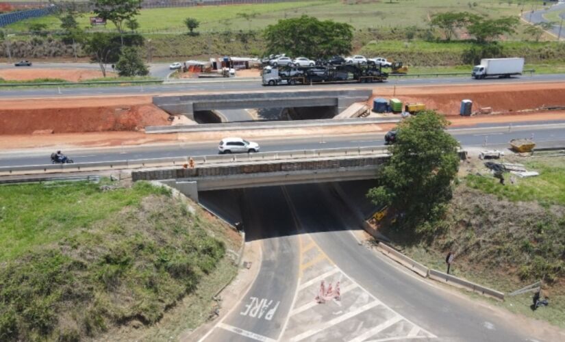 Intervenções fazem parte das obras de implantação das terceiras faixas da SP-310