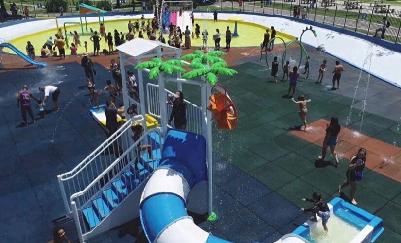 O parque aquático é voltado para crianças de 1 a 10 anos.