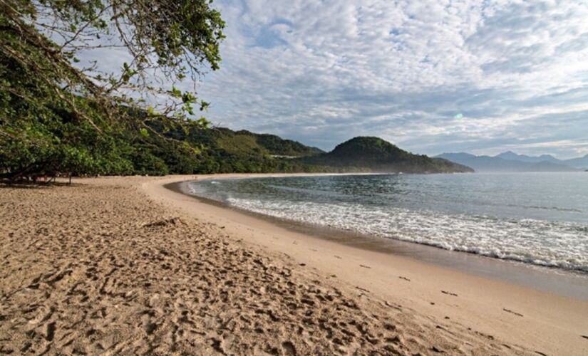 Praia do Félix, em Ubatuba, no litoral norte paulista