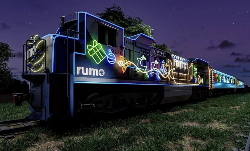 Trem especial com decorações de Natal passará por Suzano neste domingo