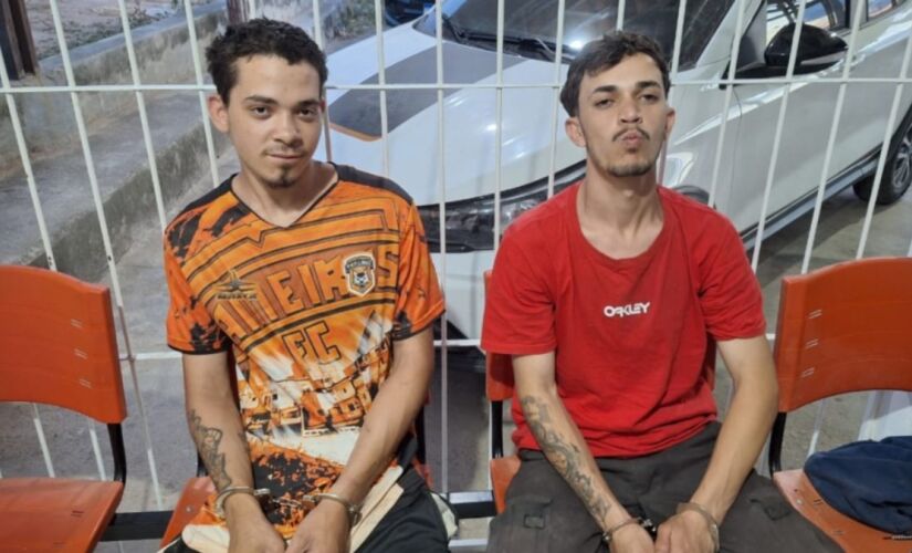 Aércio Leonardo de Sousa e Claudinei Barreto da Silva foram presos na Paraíba