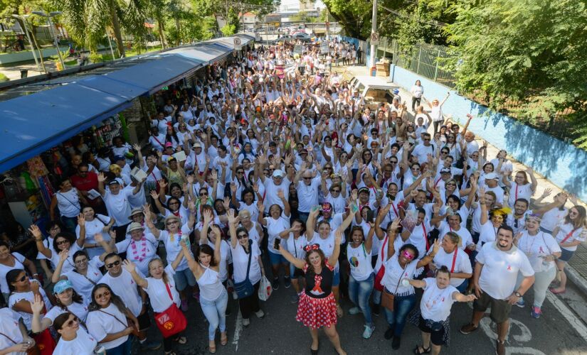 Bloco da preven&ccedil;&atilde;o contra a Aids em S&atilde;o Bernardo do Campo 