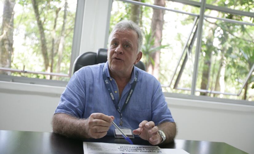Prefeito de Itapecerica da Serra, Jorge Costa, concedeu uma entrevista à Gazeta na manhã de ontem 