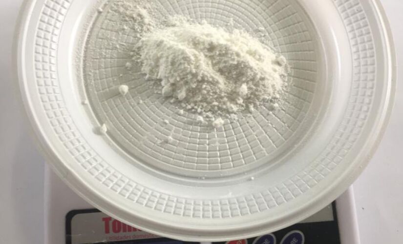 Cocaína apreendida na Penitenciária II de São Vicente; o entorpecente estava nas partes íntimas de uma visitante