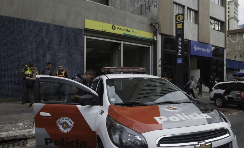 A Polícia Militar foi acionada para a Estação Paulista da Linha 4-Amarela e permaneceu no local