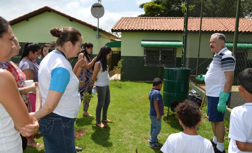 Escola rural de Porto Feliz apresentou novo projeto de compostagem para os alunos da rede municipal 